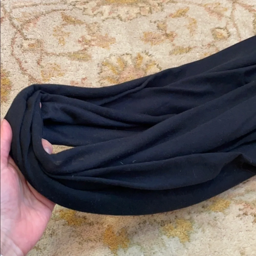 Classic Women's Papillon Black Tube Scarf